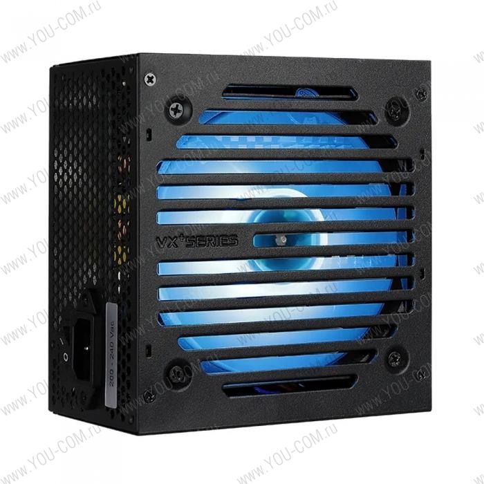 Блок питания Aerocool VX Plus 750 RGB 750W, ATX v2.3, RGB Fan 12cm, 500mm cable, Retail