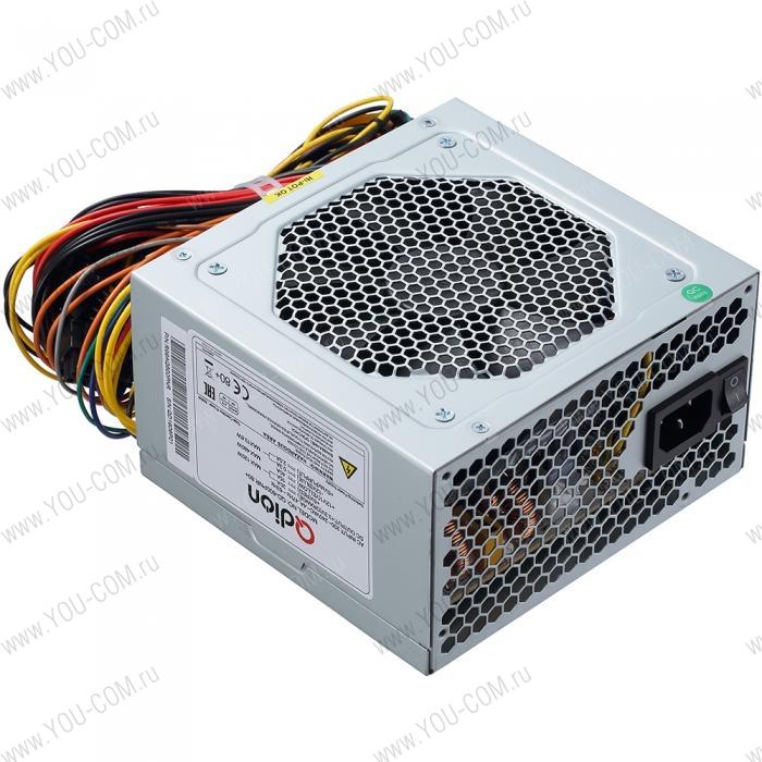 QD-600PNR 80+ ATX QD-600PNR, 550W 80+ real, 12cm fan, 24+4pin, CPU4+4,(PCI-E 6+2pin)*2,5*sata,3*molex,1*fdd pin, input 230V,I/O switch, without power cord OEM