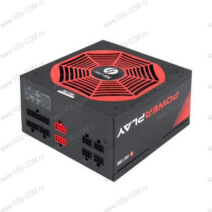 Блок питания Chieftec CHIEFTRONIC PowerPlay GPU-750FC (ATX 2.3, 750W, 80 PLUS GOLD, Active PFC, 140mm fan, Full Cable Management, LLC design, Japanese capacitors)