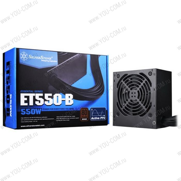 SST-ET550-B v1.2 550W, 80 PLUS Bronze, 1*12V, 120mm FAN 18dBa, RTL  (810775) {5}