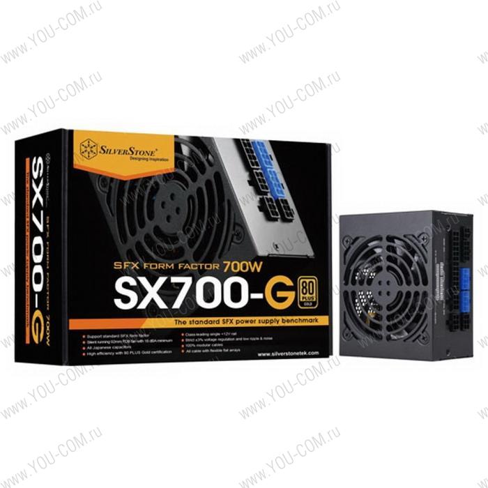 SST-SX700-G v1.1 700W, SFX, 80 PLUS Gold, Full modular, 1*12V, 92mm FAN 18dBA, RTL  (810911) {6}