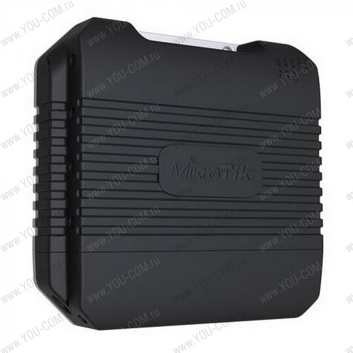 Точка доступа MikroTik LtAP RBLTAP-2HND&R11E-LTE kit with dual core 880MHz CPU, 128MB RAM, 1 x Gigabit LAN, built-in High Power 2.4Ghz 802.11b/g/n Dual Chain wireless with integrated antenna, LTE modem (for International bands 1/2/