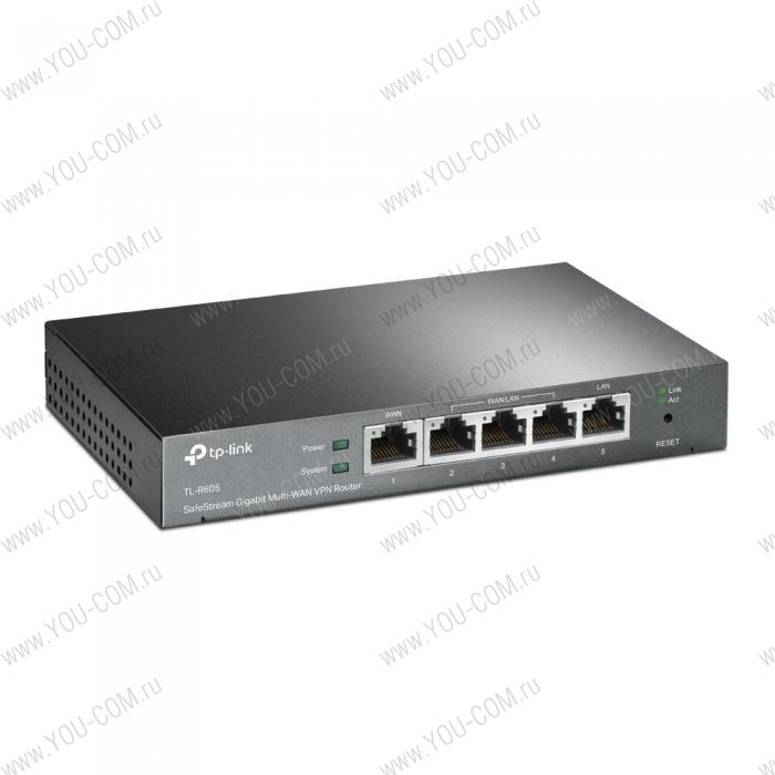 TP-Link ER605 v2 Omada SafeStream гигабитный MultiWAN VPN маршрутизатор (замена TL-R605)