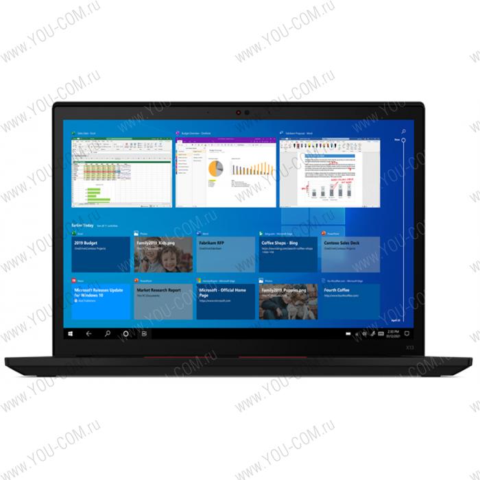 Ноутбук Lenovo ThinkPad X13 G2 T 20WK00AJRT 13.3" WUXGA (1920x1200) AG 300N, i5-1135G7 2.4G, 16GB LP4X 4266, 512GB SSD M.2, Intel Iris Xe, WiFi+BT, 4G-LTE, FPR, SCR, IR Cam, 4cell 54.7Wh, 65W USB-C, Win 10 Pro, 3Y CI, 1.31kg, 