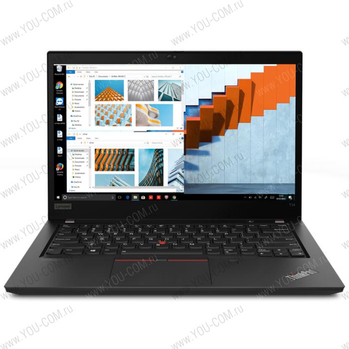 Ноутбук Lenovo ThinkPad T14 G2 20W0009XRT 14" FHD (1920x1080) AG 300N, i7-1165G7 2.8G, 16GB DDR4 3200, 512GB SSD M.2, Intel UHD, WiFi 6, BT, NoWWAN, FPR, SCR, IR&HD Cam, 65W USB-C, 3cell 50Wh, Win 10 Pro, 3Y CI, 1.53 kg, 