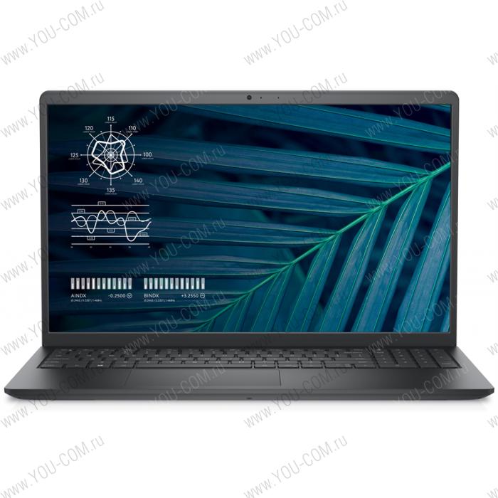 Ноутбук без сумки DELL Vostro 3510 Core i3-1115G4 15.6 FHD A-G LED WVA 4Gx1 256 GB SSD Intel UHD 3C (41WHr) 1 year Linux Carbon Black 1,69kg