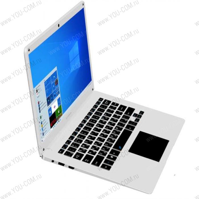 Ноутбук IRBIS NB270 14.1" 1920*1080 FHD IPS(9:1),Celeron N4020,4G/128G EMMC 8000mA, 2M camera, Plastic, M.2SSD support Case A silkprint logo,excludeWindows license, White color