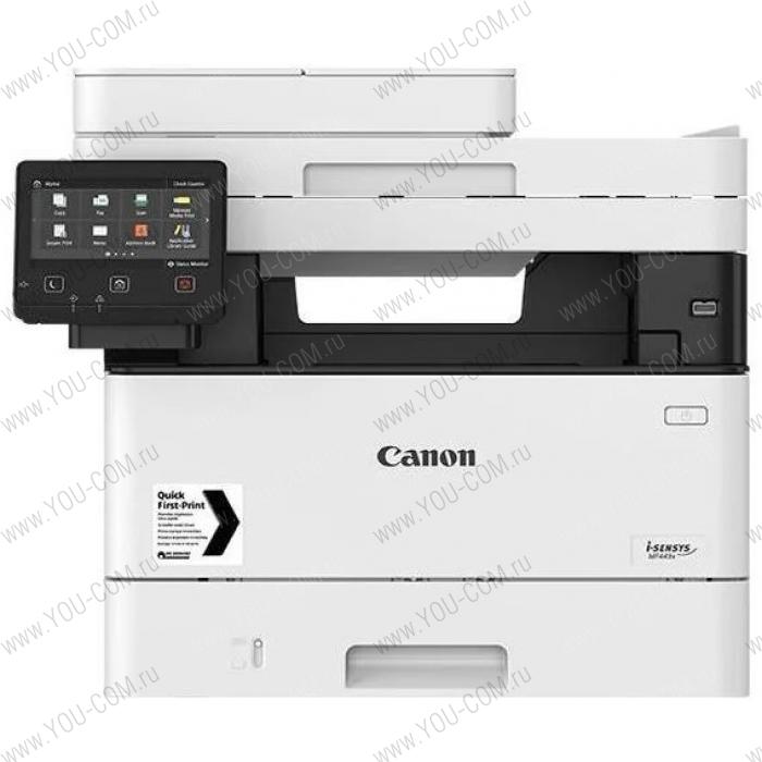 МФУ лазерное Canon i-Sensys MF445dw (P/S/C/F, A4, 1200dpi, 38ppm, 1024Mb, DADF50, Duplex, WiFi, Lan, USB, без т/трубки) (3514C061)