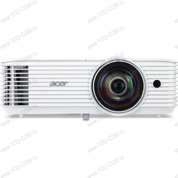 Проектор Acer projector S1286Hn, DLP 3D, XGA, 3500lm, 20000/1, HDMI, RJ45, short throw 0.6, 2.7kg