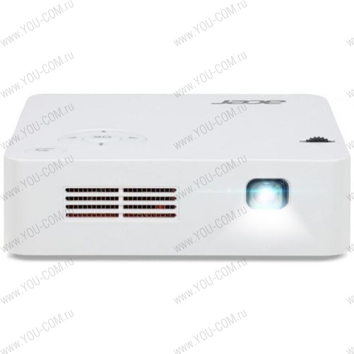 Проектор Acer projector C202i LED, WVGA, 300Lm, 5.000/1, HDMI, USB, Wifi, 0.4Kg