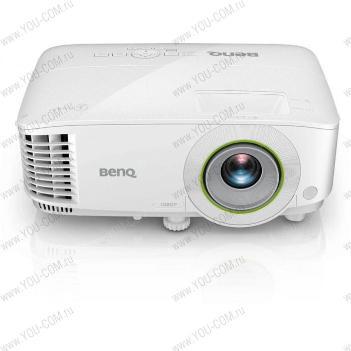 Проектор BenQ EH600 DLP, 1920x1080 FHD, 3500 AL, SMART, 1.1X, TR 1.49~1.64, HDMIx1, VGA, USBx2, wireless projection, 5G WiFi/BT, (USB dongle WDR02U inc), Android, 16GB/2GB, White