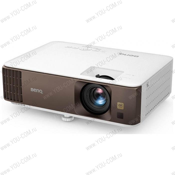 Проектор BenQ W1800 4К UHD (3840x2160) 2000 AL, 10000:1, 10 Bits, 16:9, lamp, 1.127-1.46, 1.3X, 100% Rec 709, РВК10, HDMIx2, USB, mini jack, 3D, 5W Speaker, White, 3.1 kg