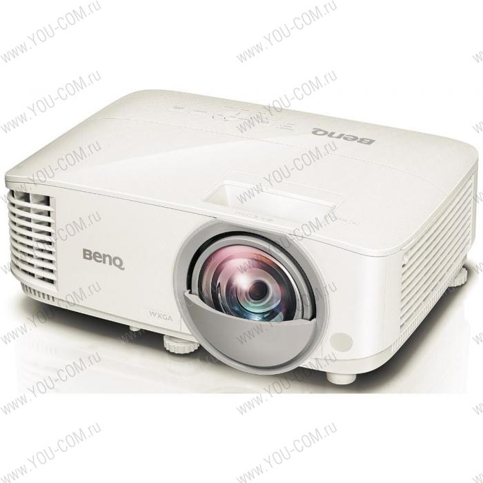 Проектор короткофокусный BenQ MW809STH(1DLP; WXGA (1280х800);3600 ANSI; HDMIx2, VGAx2,  лампа 6 000/10 000/15 000 ч , Проекц. соотнош. 0,49 :1, Динамик 10Вт x 1,  )