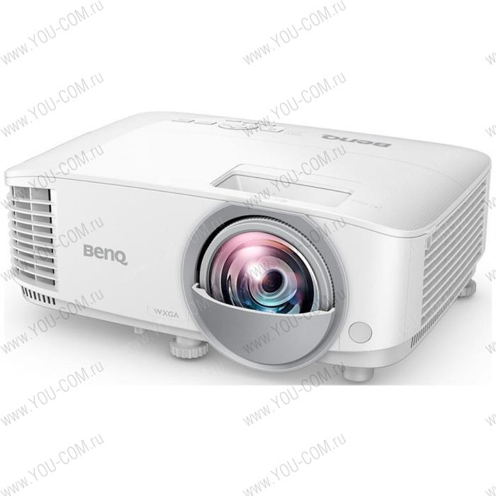 Проектор короткофокусный BenQ MW826STH(1DLP; WXGA (1280х800);3500 ANSI; лампа 6 000/10 000/15 000 ч , Проекц. соотнош. 0,49 :1, Динамик 10Вт x 1,   управление по LAN )