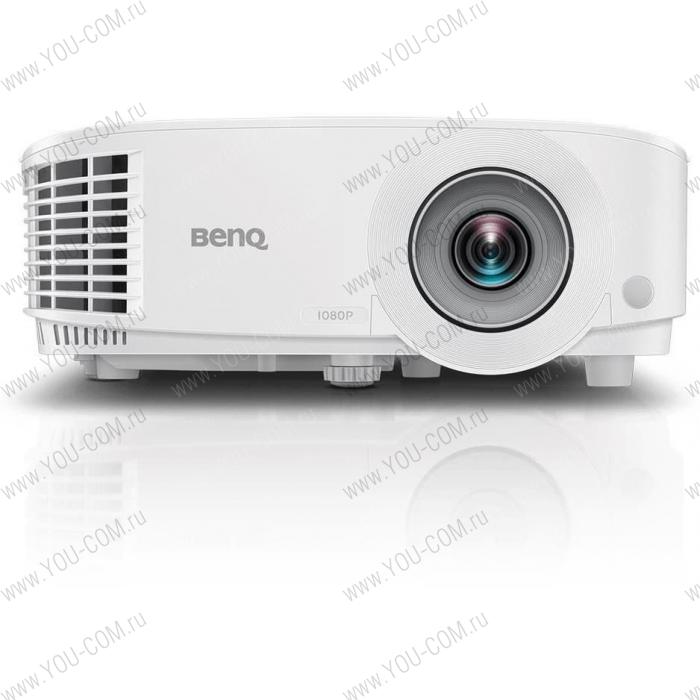 Мультимедийный проектор BenQ MH733 (DLP; 1080p; Brightness: 4000 AL; High contrast ratio 16,000:1; 1.3X zoom (1.15-1.5); 2D keystone; 15,000 hrs lamp life (LampSave mode); 2.5 kg; Noise 29dB (eco); Speaker 10W x1; LAN control (RJ45); USB Type A X 2 (1 for USB reader); HDMI x2 (1 w/MHL);  3D via HDMI;  auto vertical & H/V keystone; Corner fit)