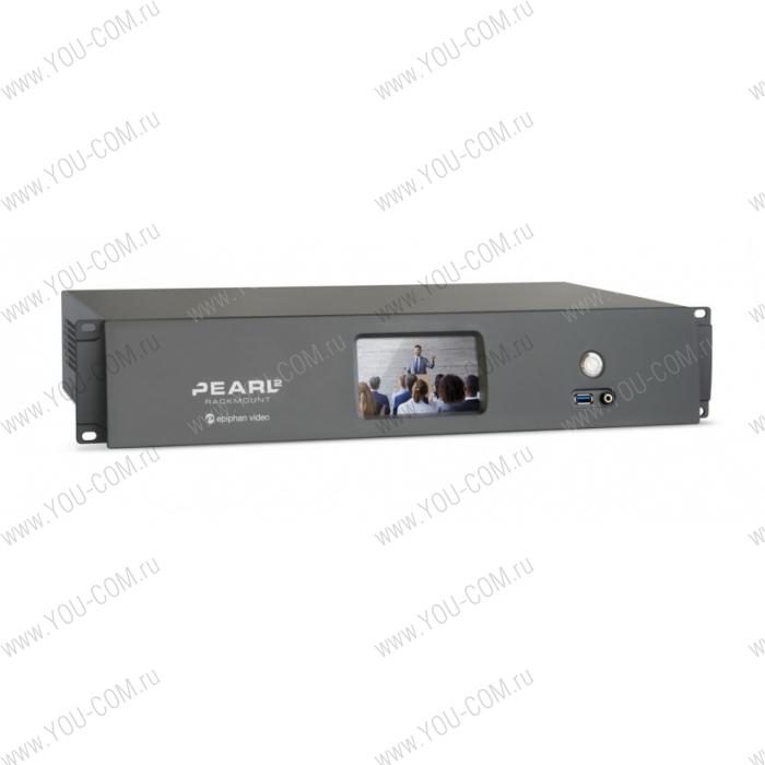 Устройство для записи и трансляции источников HDMI, DVI, SDI для установки в рэк. Захват шести источников HD. Поддержка хромакей. Поддержка SRT, NDI