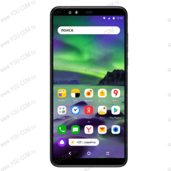 Смартфон Yandex.Phone YNDX-000SB 5.65" черный (1080x2160), SDM630 8x2.2Ghz (EightCore), 4096MB, 64GB, cam 16+5MPx+5MPx, Wi-Fi, 3G (2xSimCard), 4G, Bluetooth (Не работает в сети оператора ТЕЛЕ2.)