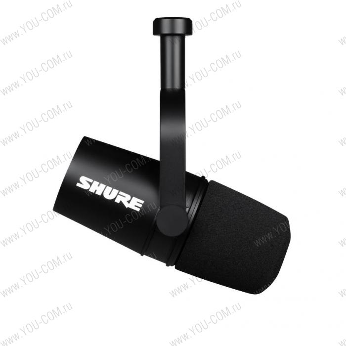 Кардиоидный динамический микрофон Shure MOTIV с большой диафрагмой, цвет черный