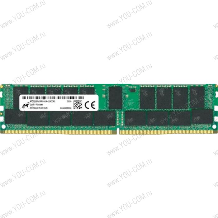 Оперативная память Micron DDR4 RDIMM 32GB 2Rx4 3200 MHz ECC Registered MTA36ASF4G72PZ-3G2 (Analog Crucial CT32G4RFD432A), 1 year