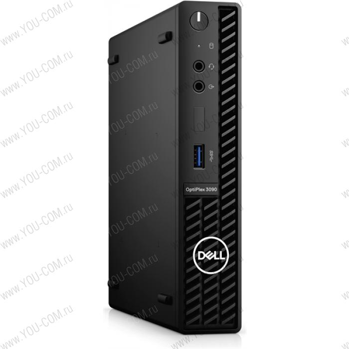 Пк Dell Optiplex 3090 Micro Core i3-10105T (3,0GHz) 8GB (1x8GB) DDR4 256GB SSD Intel UHD 630 Linux TPM, VGA 1YW