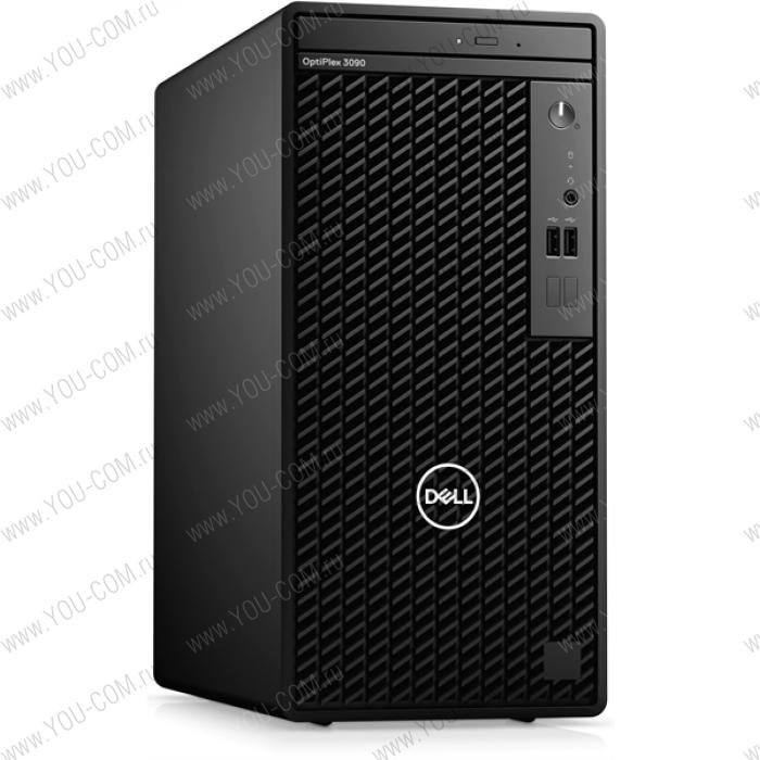 Персональный компьютер DELL Optiplex 3090 MT Core i3-10105 (3,7GHz) 8GB (1x8GB) DDR4 256GB SSD Intel UHD 630 W10 Pro+W11 Pro license TPM, VGA 1YW