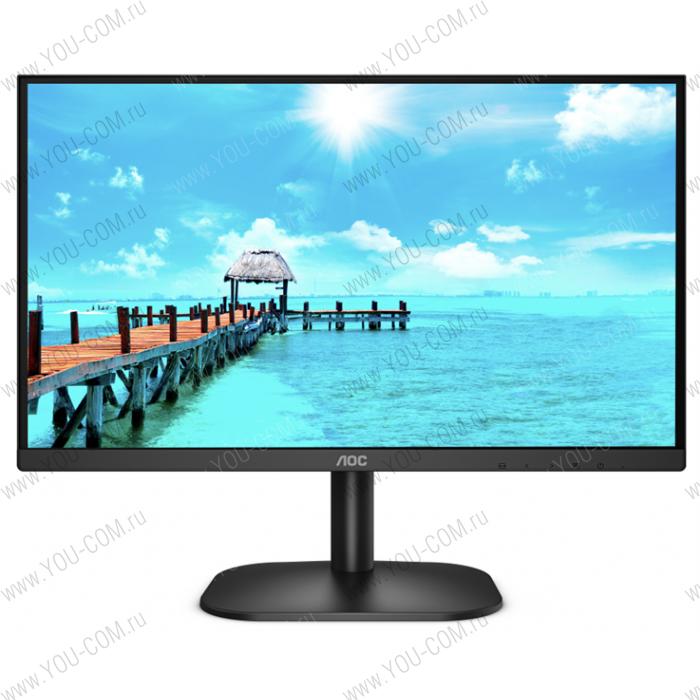 Монитор 21,5" AOC 22B2QAM 1920x1080@75Hz VA LED 16:9 4ms VGA HDMI DP 20M:1 178/178 250cd 3000:1 Tilt Speaker Black