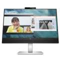 Монитор HP M24 Monitor 1920x1080, 21:9, IPS, 300 cd/m2, 1000:1, 5ms, 178°/178°, DP, HDMI, USB-C, speakers, webcam, height, tilt, swivel, 75 Hz, Black&Silver