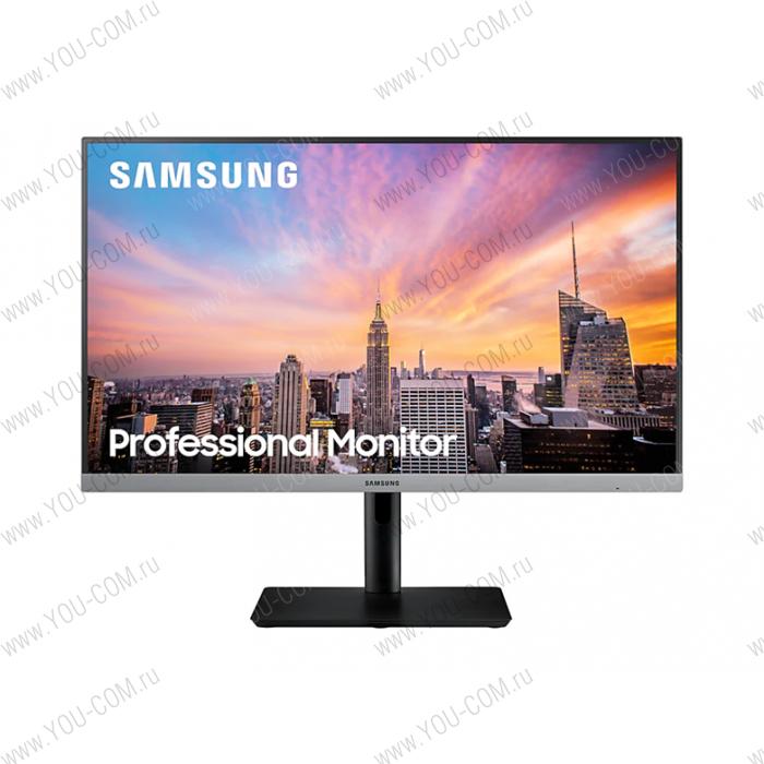 Монитор Samsung 23,8" S24R650FDI IPS LED 16:9 1920x1080 250cd 1000:1 178/178 5ms D-Sub HDMI DP USB-hub HAS 75Гц FreeSync Dark Blue Gray