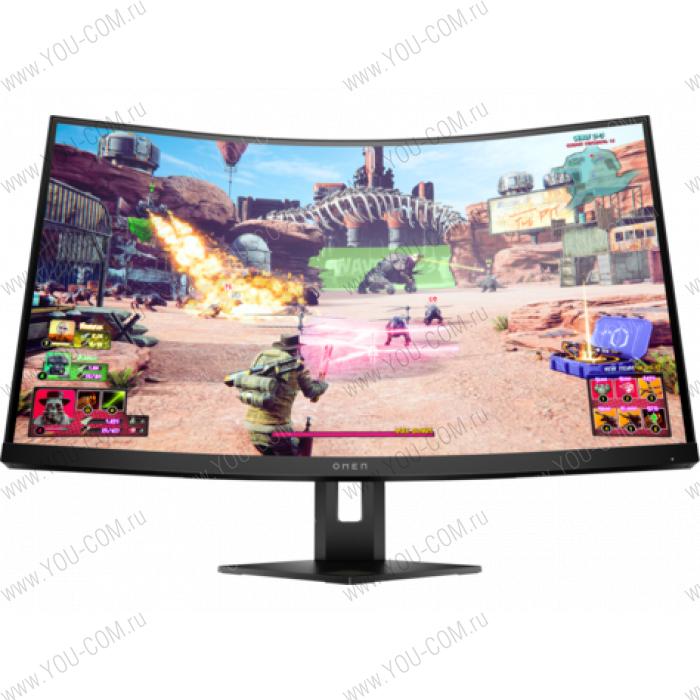 Монитор HP 27c OMEN Curved Monitor 2560x1440, 16:9, VA, 400 cd/m2, 3000:1, 1ms, 178°/178°, DP, HDMI, USB 3.1, tilt, 240 Hz, Black