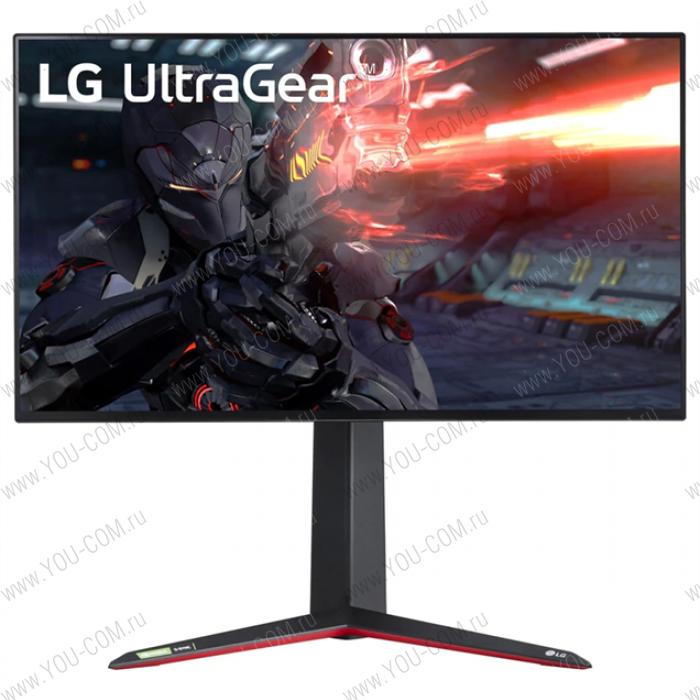 Монитор LG 27" 27GN950-B IPS LED, 3840x2160, 1ms, 178°/178°, 750cd/m2, Mega DCR, 2*HDMI, DP, USB-Hub, 144Hz, HDR10, NVIDIA G-Sync, HAS, Pivot, Tilt, VESA, Black 2 years