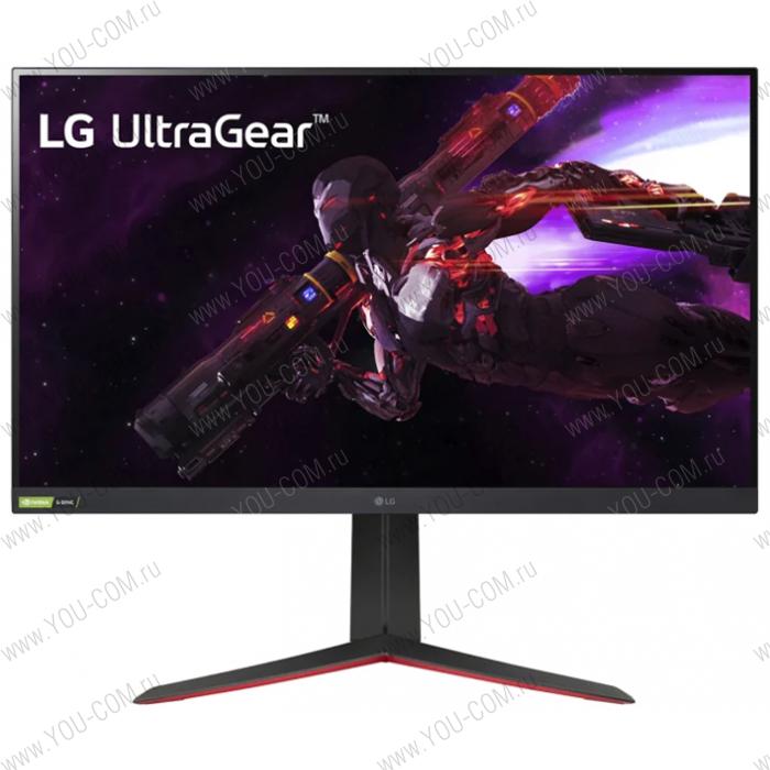 Монитор LG 31.5" 32GP850-B IPS LED, 2560x1440, 1ms, 178°/178°, 350cd/m2, Mega DCR, 2*HDMI, DP, USB-Hub, 165Hz, HDR10, AMD FreeSync Premium, NVIDIA G-SYNC, HAS, Pivot, Tilt, VESA, Black 2 years