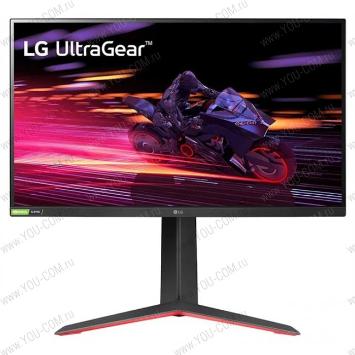 Монитор LG 27" 27GP750-B IPS LED, 1920x1080, 1ms, 178°/178°, 400cd/m2, Mega DCR, 2*HDMI, DP, 240Hz, HDR10, AMD FreeSync Premium, NVIDIA G-SYNC, HAS, Pivot, Tilt, Black 2 years