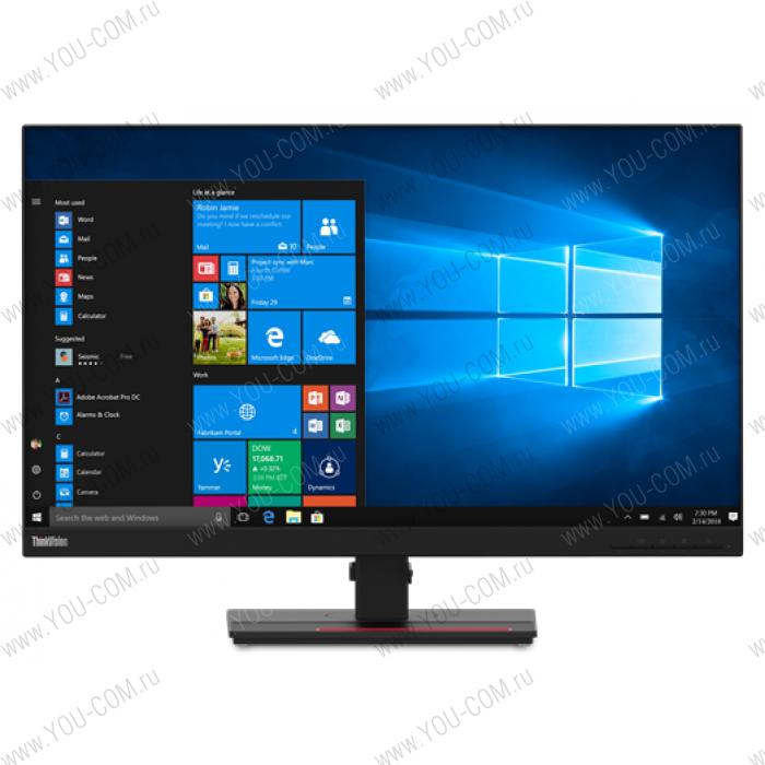 Монитор Lenovo ThinkVision T27q-20 27" 16:9 QHD (2560x1440) IPS, 4ms, CR 1000:1, DCR 3M:1, BR 350, 178/178, 1xHDMI1.4, 1xDP1.2, USB Hub(4 x USB 3.0), 1xAudio Port (3.5 mm), LTPS, 1Y