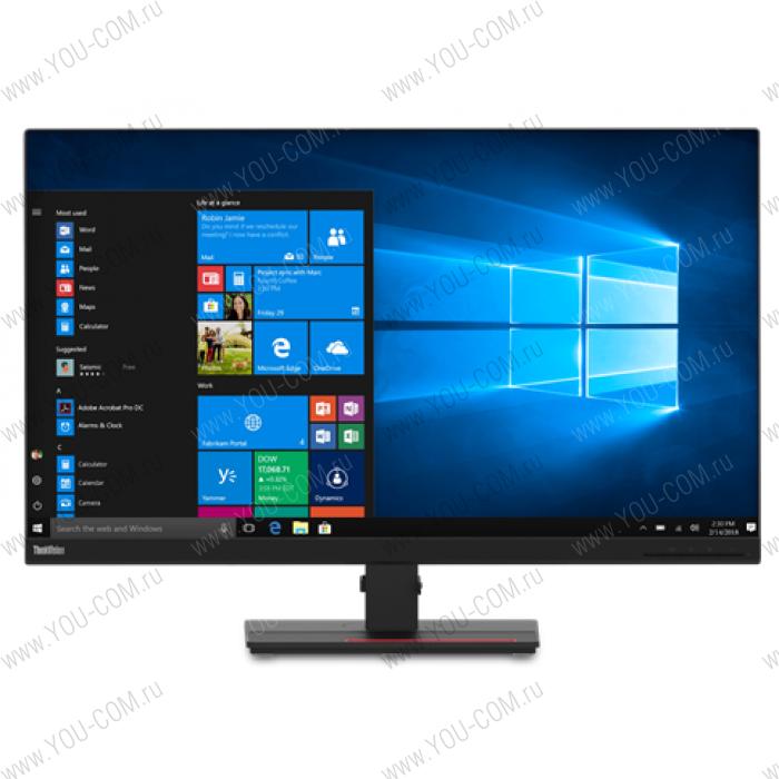 Монитор Lenovo ThinkVision T32h-20 31.5" 16:9 QHD (2560x1440) IPS, 4ms, CR 1000:1, DCR 3M:1, BR 350, 178/178, 1xHDMI1.4, 1xDP1.2, 1xUSB-C, USB Hub(4xUSB 3.0), 1xAudio Port (3.5 mm), LTPS, 1Y