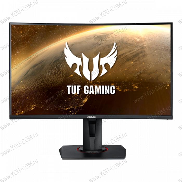 Монитор ASUS 27" VG27WQ VA LED изогнутый, 2560x1440, ProGaming, 1ms, 400cd/m, 100Mln:1, 178°/178°, 165Hz, HDR400, HDMI, DP, FreeSync, колонки, Tilt, Swivel, HAS, VESA, Black, 90LM05F0-B01E70 3 years