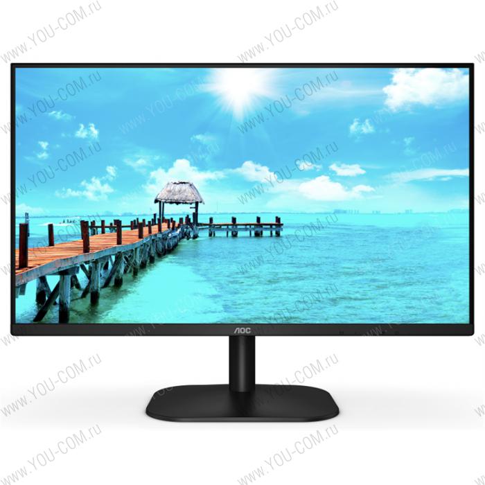 Монитор 27" AOC 27B2DM 1920x1080@75Гц VA LED 16:9 4ms D-Sub DVI HDMI 20M:1 4000:1 178/178 250cd Speakers Tilt External Black