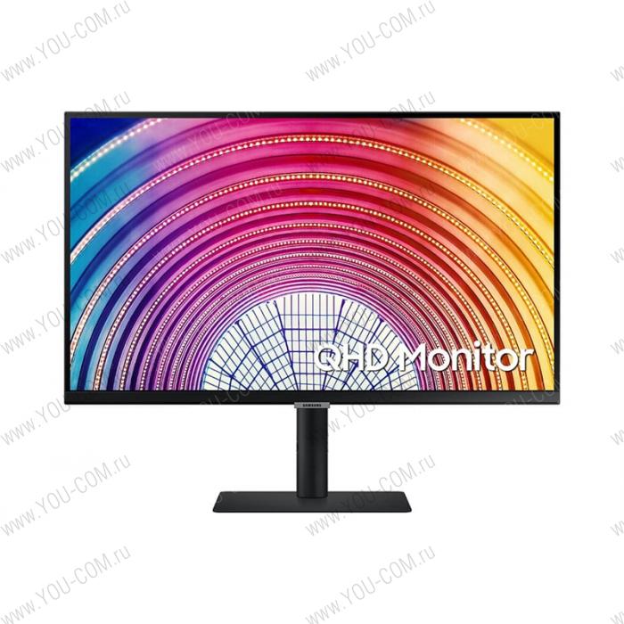 Монитор Samsung 27" S27A600NWI IPS LED 16:9 2560x1440 5ms 300cd 1000:1 178/178 HDMI DP USB-Hub HDR10 75Hz FreeSync HAS Swivel Pivot VESA Black 2 years