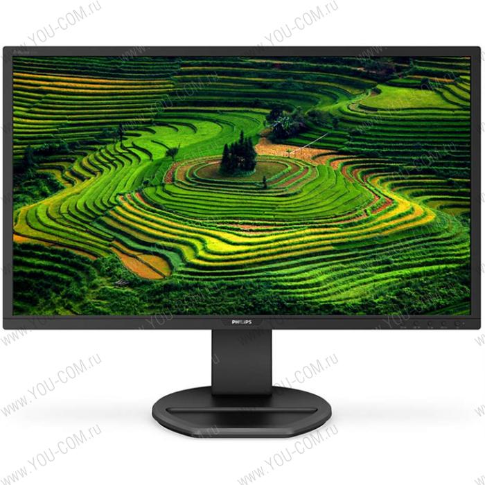 Монитор 27" Philips 272B8QJEB 2560x1440 60Гц IPS W-LED 16:9 5ms VGA DVI HDMI DP 2*USB3.0 2*USB2.0 20M:1 1000:1 178/178 250cd HAS Pivot Tilt Swivel Speakers Black