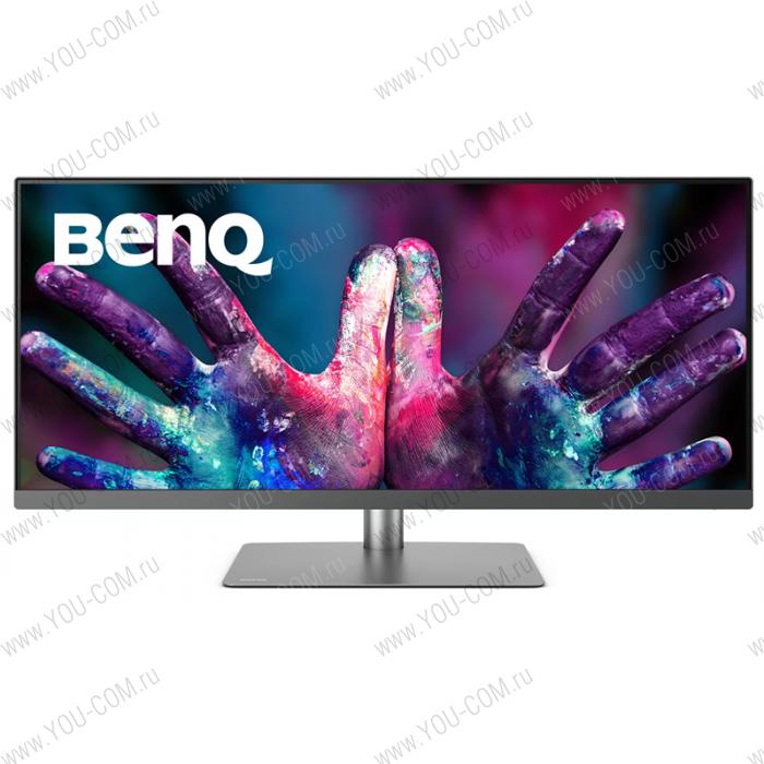 Мониторы BENQ 34" PD3420Q IPS LED 3440x1440@60Hz 5ms 21:9 350(400)cd/m2 1000:1 178/178 2*HDMI DP 3*USB 3.1 USB -B USB -C Speaker 2,5W*2 HAS Swivel Tilt Flicker-free Dark Grey