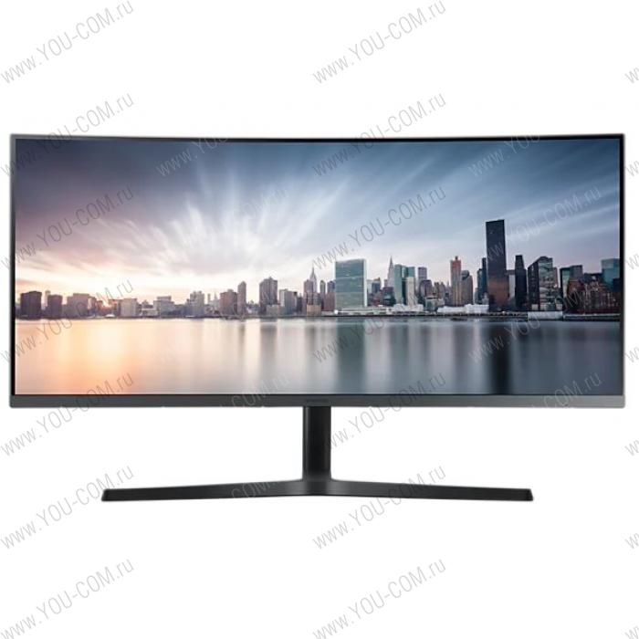 Монитор Samsung 34" C34H890WGI VA LED изогнутый 21:9 3440x1440 4ms 3000:1 300cd 178/178 100Hz HDMI DP USB USB-C HAS FreeSync Silver