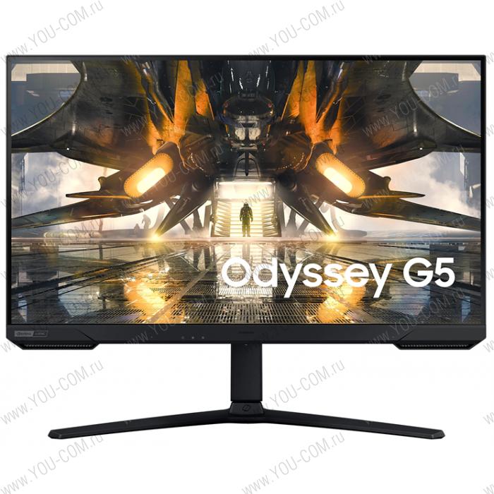 Монитор Samsung 32" Odyssey G5 S32AG520PI IPS 2560x1440 1ms 400cd 178/178 HDMI DP FreeSync 165Hz HDR Pivot Swivel HAS VESA Black 2 years