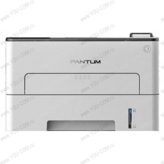 Принтер лазер Pantum P3302DN, Printer, Mono laser, А4, 33 ppm (max 60000 p/mon), 350 MHz, 1200x1200 dpi, 256 MB RAM, PCL/PS, Duplex, paper tray 250 pages, USB, LAN, start. cartridge 1500 pages (grey)