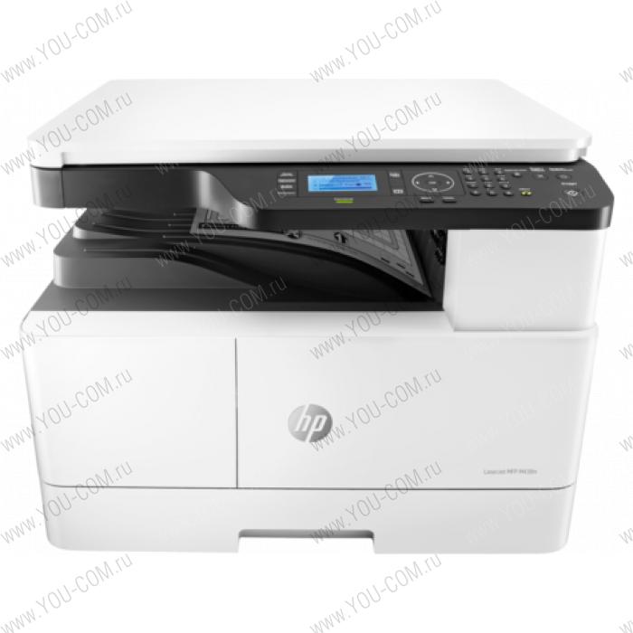 Лазерное многофункциональное устройство HP LaserJet MFP M438n (p/c/s, A3, 1200dpi, 22ppm, 256Mb, 2trays 100+250, USB/Eth, cart. 4000 pages &USB cable in box, repl. W7U01A)