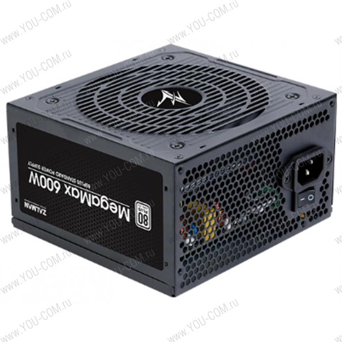 Блок питания Zalman ZM600-TXII (V2), 600W, ATX12V v2.31, APFC, 12cm Fan, 80+ 230V EU, Retail