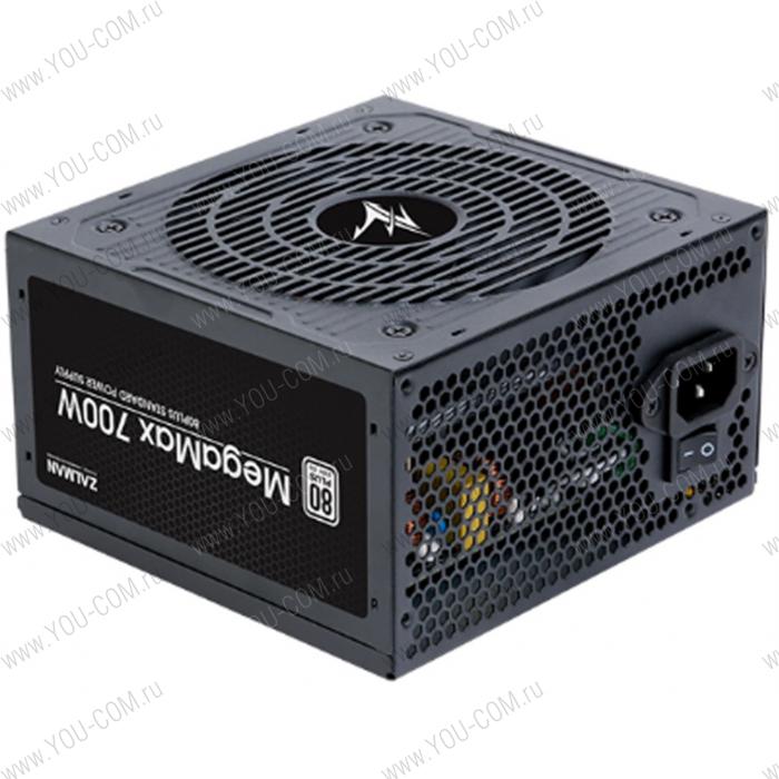 Блок питания Zalman ZM700-TXII (V2), 700W, ATX12V v2.31, APFC, 12cm Fan, 80+ 230V EU, Retail