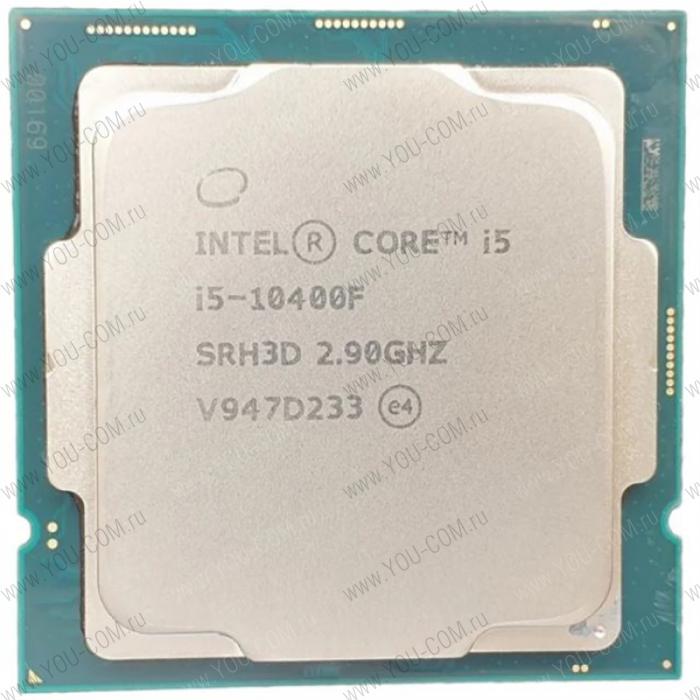 Процессор CPU Intel Core i5-10400F (2.9GHz/12MB/6 cores) LGA1200 OEM, TDP 65W, max 128Gb DDR4-2666, CM8070104290716SRH3D, 1 year
