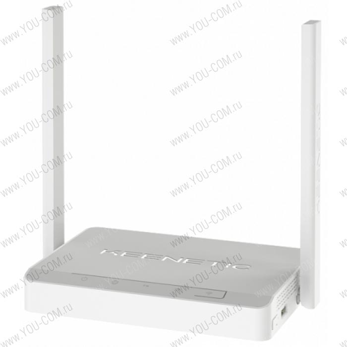 Keenetic DSL (KN-2010), Интернет-центр с модемом VDSL2/ADSL2+, Mesh Wi-Fi N300, 4-портовым Smart-коммутатором и портом USB