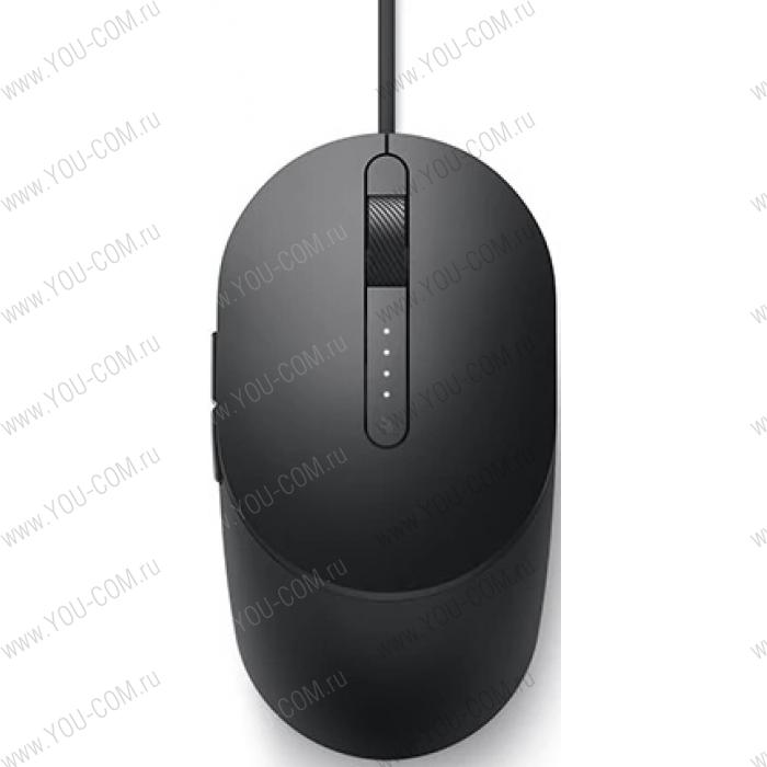 Мышка Dell Mouse MS3220 Wired; Laser; USB 2.0; 3200 dpi; 5 butt; Black