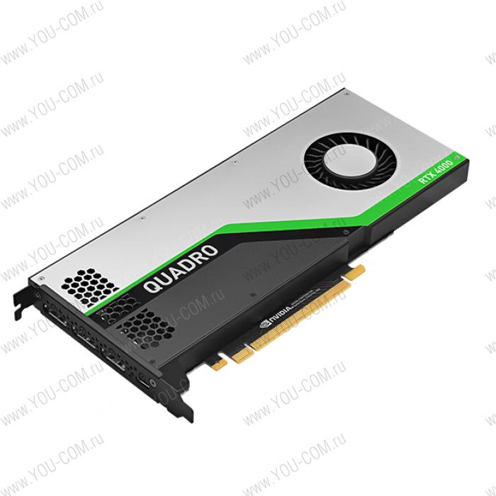 Видеокарта Graphics Card NVIDIA Quadro RTX 4000, 8GB, 3-DP, (Z2 G4 Tower, Z4, Z6, Z8)