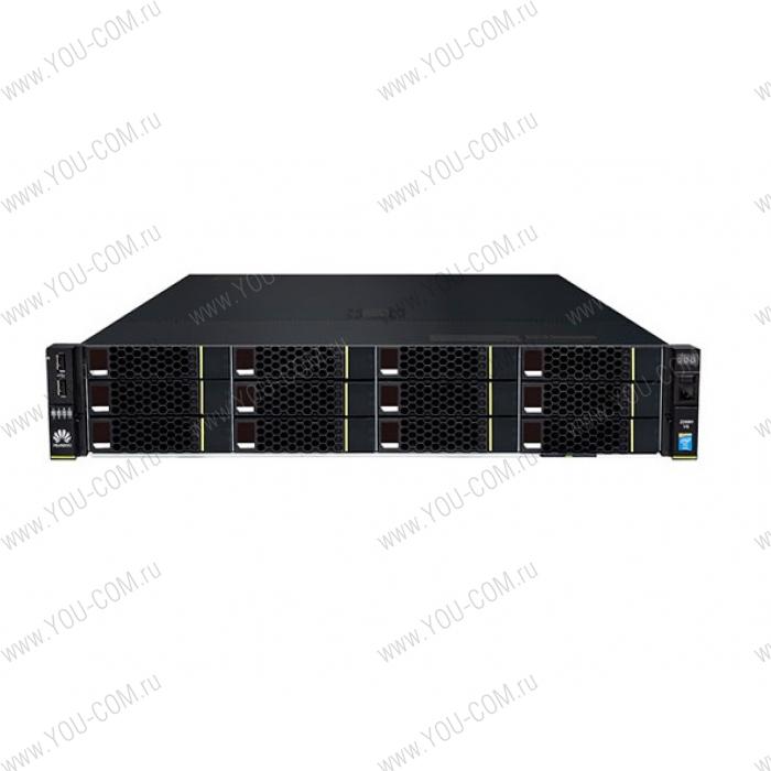 Сервер Huawei Single Server(2288H V5 2*900W AC, 2*Silver 4110 CPU, 4*32GB Mem, 4*2,4TB SAS 2,5 10K rpm, Raid SR450C-M 2GB cache with supercap, 3*8 (x16 slot), 2U Static Rail Kit) (после тестирования)